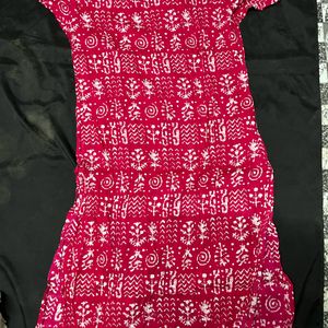 New Printed Women Kurti Plazo Set