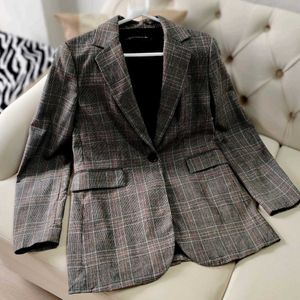 Zara Woman Checked  Blazer