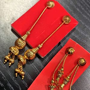 Golden Colour earring combo of 2 pice