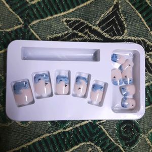 Reusable|Washable Korean Nails - Set Of 12