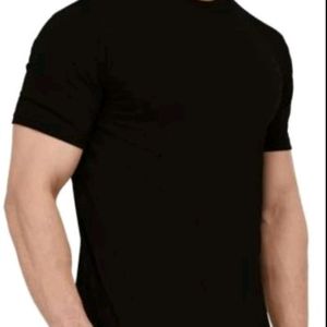 New Men's Casual Black T-Shirt