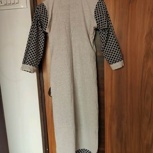 Grey Kurta With Tieups (Women)