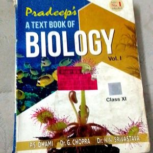 Pradeep Biology Class 11 Part 1 And Par 2 Both