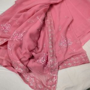 Pink Saree