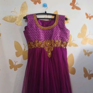 Purple Ethnic Gown