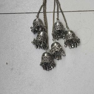 3 layer jhunki drop earings