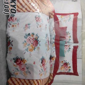 Pure Cotton Bedsheet 90*108