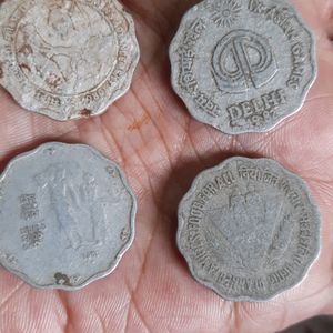 Rare Vintage Four10 Paisa Coins