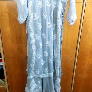 CHIKANKARI GOWN