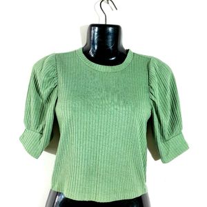 Pastel Green Top For Women's