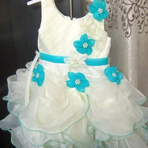 Beautiful Partywear Frock For Your Princess