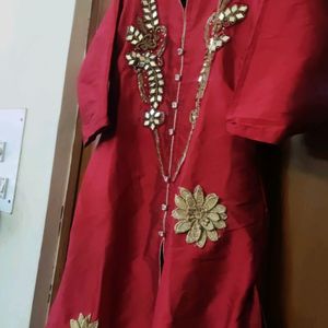 Sherwani Style Kurta Front Open