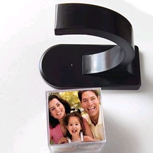 White  Rotating Photo Frame 360 Degree