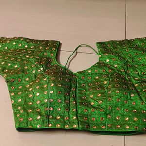 Mirror Work Padded Blouse