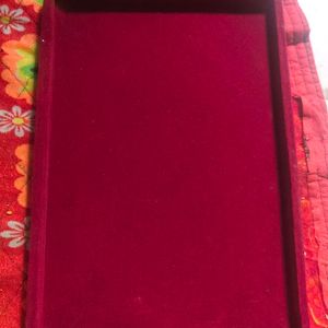 Maroon Velvet Jewellery TRAY