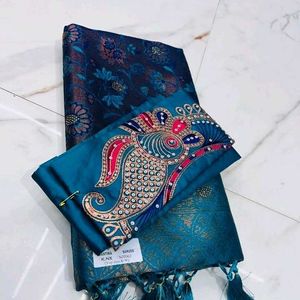 Kupera Silk Saree With Working Blouse