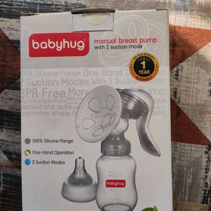 Babyhug Manual Breast Pump With 2 Suction Mode Set