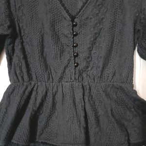 Charcoal Colour Top For Ladies