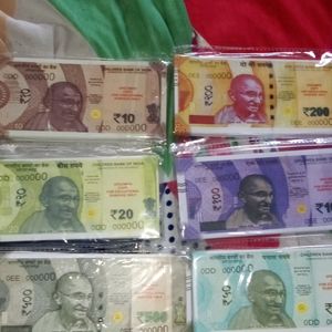 Fake Notes Of All Dememoinations - Total 600 Note