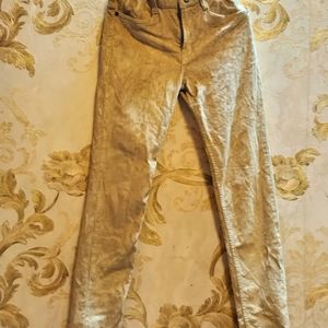 Light Golden Colour Velvet Pant For 10 Years Old Boy.waist 28.Length 35.