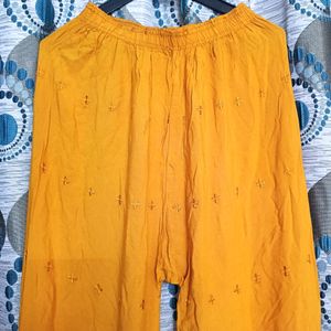 Mustard Colour Palazzo