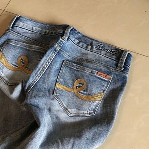 Y2K Seven7 Low Waist Bootcut Denim