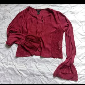 FOREVER 21 Maroon Top