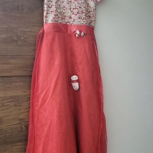 Red Party Wear Gown