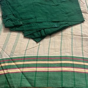 Pure Cotton Bengali Saree On Sale