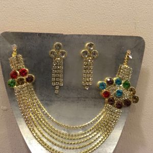 Necklace Set With Earrings|