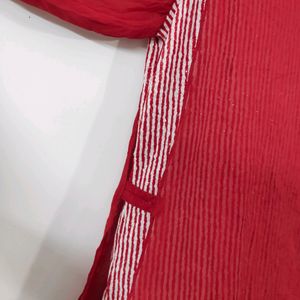 Korean Imported red striped top