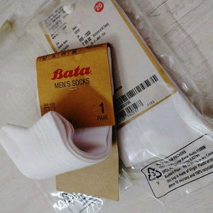 The Bata New Socks Combo-2 Formal Wear(White).