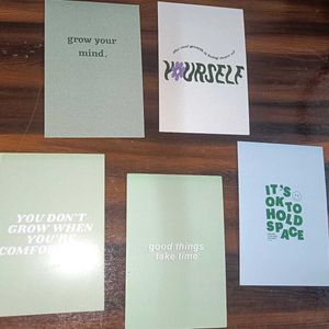 Aesthetic Motivational Quotes Poster Cards