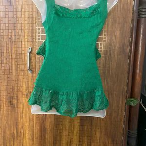 Green Layer Tank Top