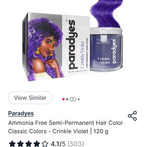 Great Deal: Purple Hair Colour! Used Once.