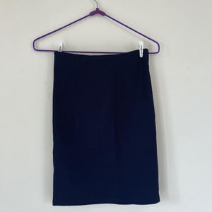 Pencil Back Slit Skirt