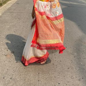 Beautiful Hand Painted Customizable Saree