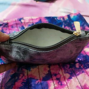 Medium Size Crocodile Print Pouch to Store Things