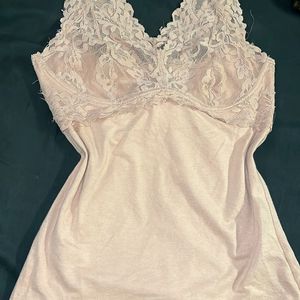 Nude Lace Top