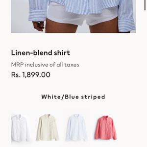 H&M Oversized Shirt For Women