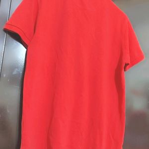 Red T-shirt For Boy & Men 40 Chest (Large)