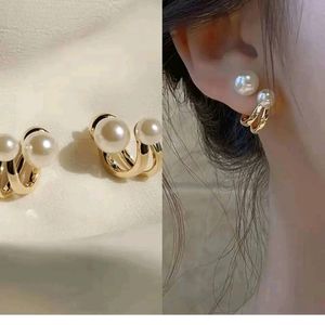 Korean Pearl Stud Earrings