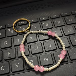 Pearl keychain Handmade