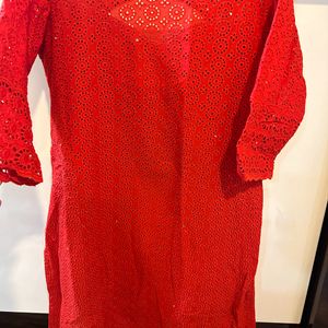 Red Kurta