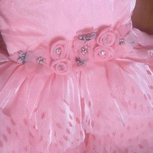 New Princess Frock For Girl (Below Age 1)