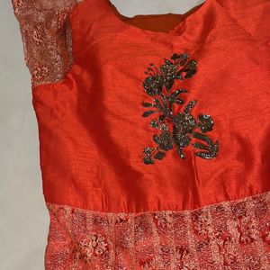 Embroidery Gown