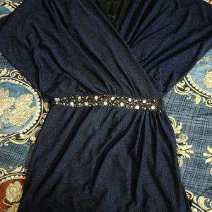 Royel Blue 💙 Party Wear Dress Only Rs150