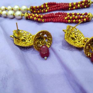 Very Elegant Rani Haar With Premium Pearls