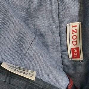 IZOD NAVY BLUE CHINOS