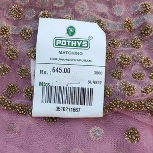 Bridal Party Wear Dupatta Pink Colour